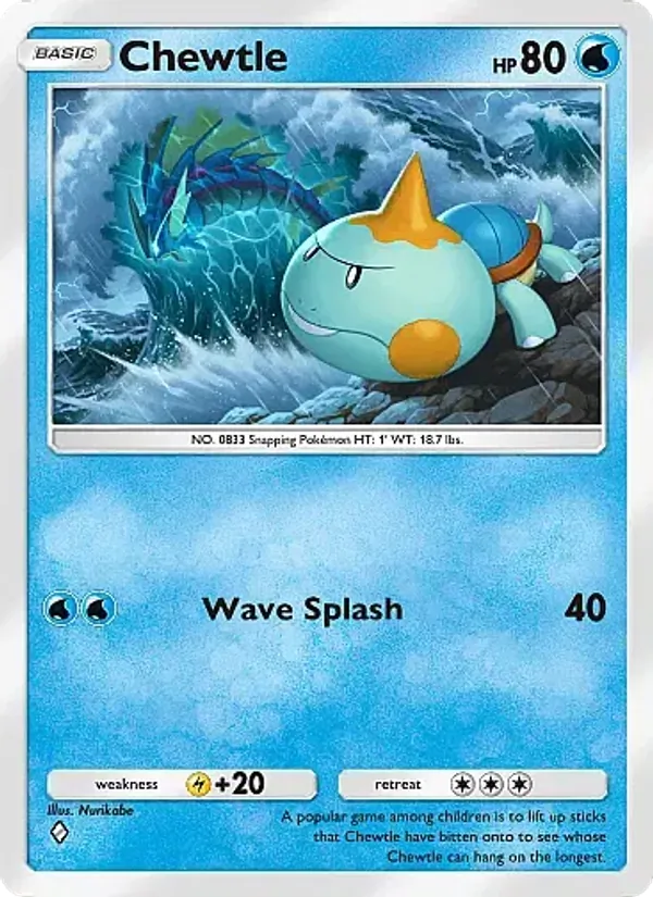 Chewtle - Mega Rising Pokemon Card