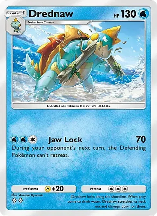 Drednaw - Mega Rising Pokemon Card