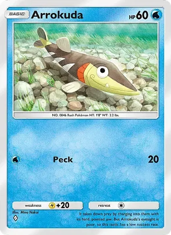 Arrokuda - Mega Rising Pokemon Card