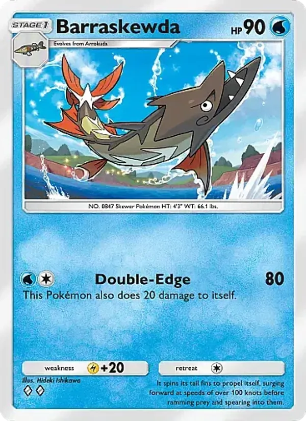 Barraskewda - Mega Rising Pokemon Card