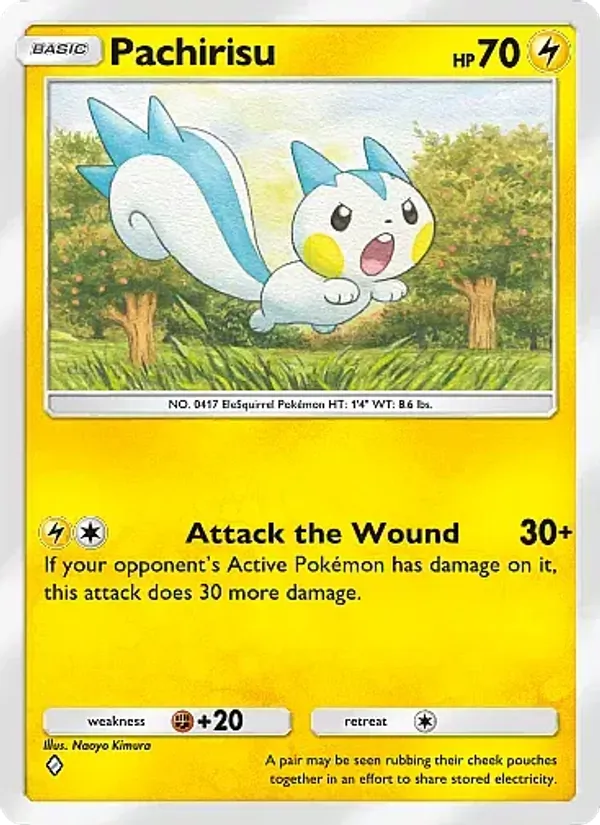 Pachirisu - Mega Rising Pokemon Card
