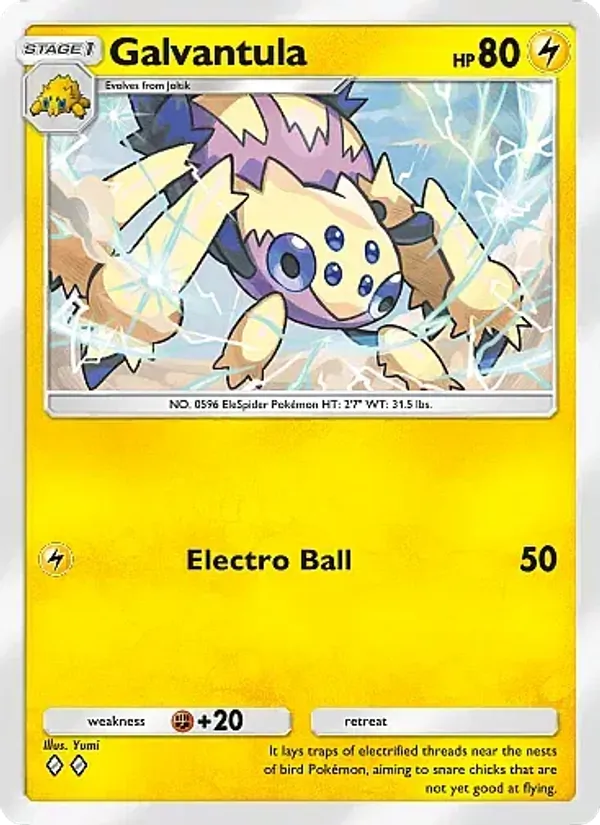 Galvantula - Mega Rising Pokemon Card