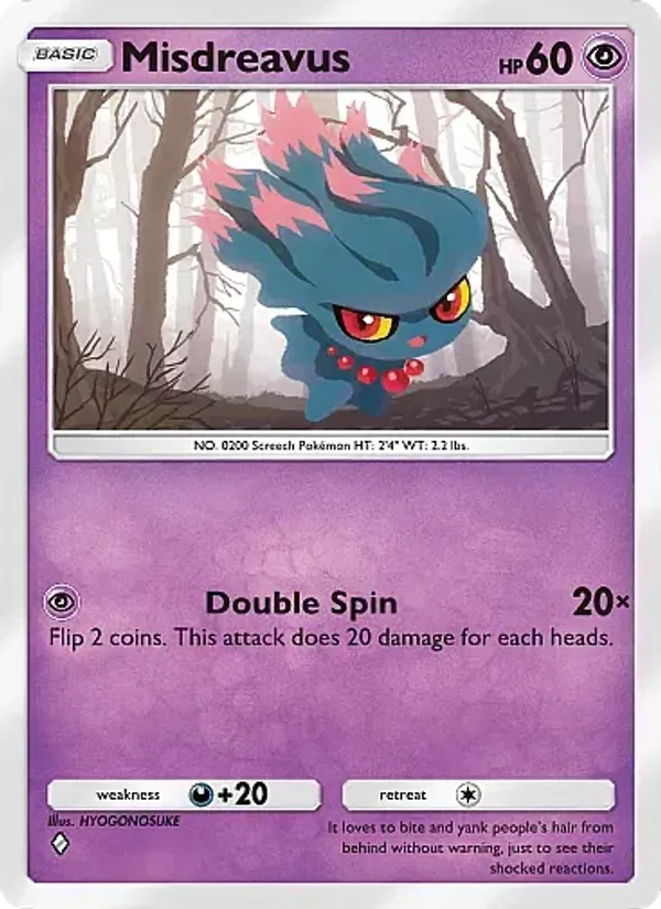 Misdreavus - Mega Rising Pokemon Card