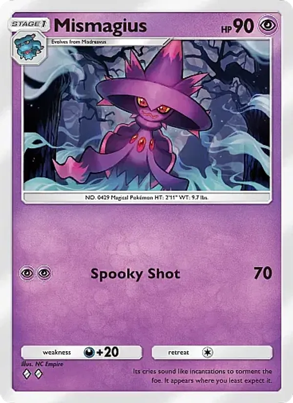 Mismagius - Mega Rising Pokemon Card