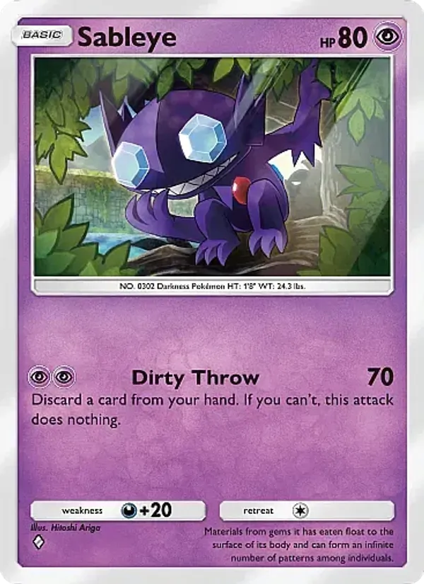 Sableye - Mega Rising Pokemon Card