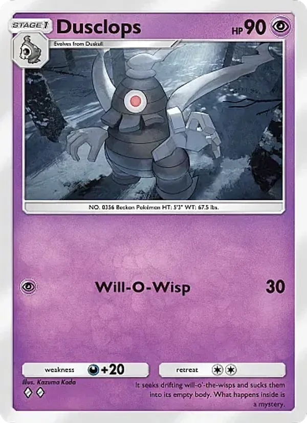 Dusclops - Mega Rising Pokemon Card