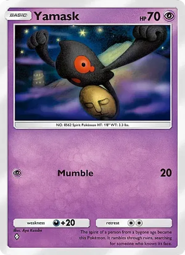Yamask - Mega Rising Pokemon Card