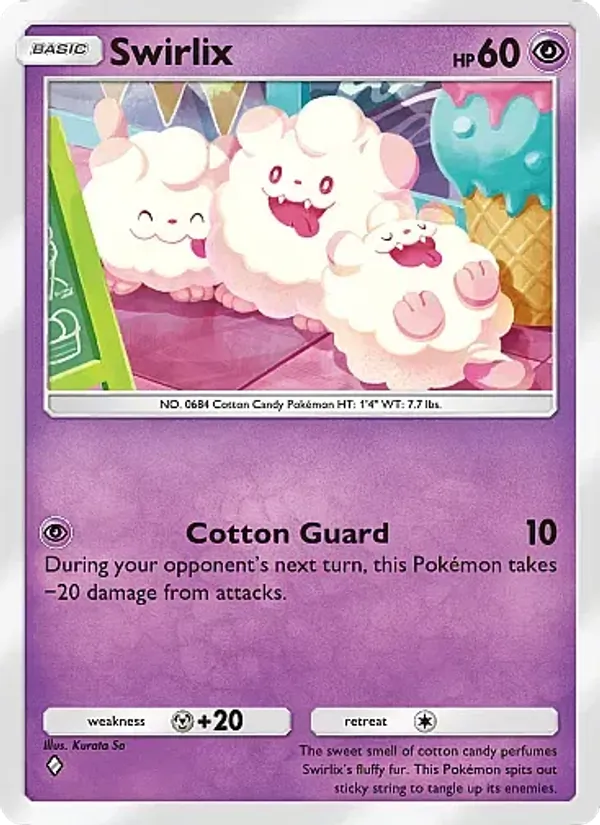 Swirlix - Mega Rising Pokemon Card