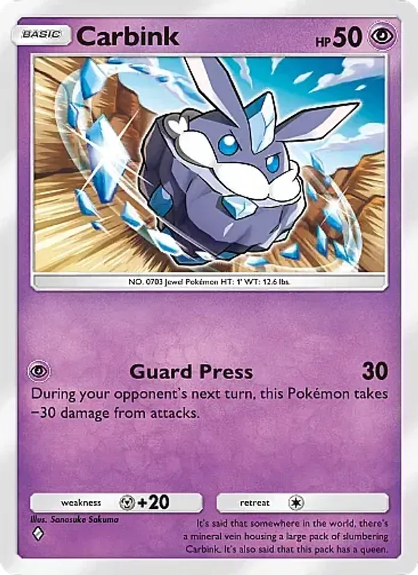 Carbink - Mega Rising Pokemon Card