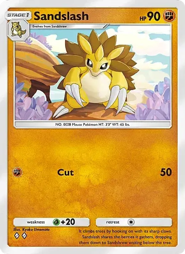 Sandslash - Mega Rising Pokemon Card