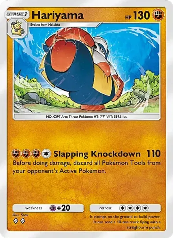 Hariyama - Mega Rising Pokemon Card