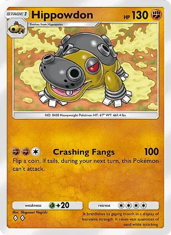 Hippowdon - Mega Rising Pokemon Card