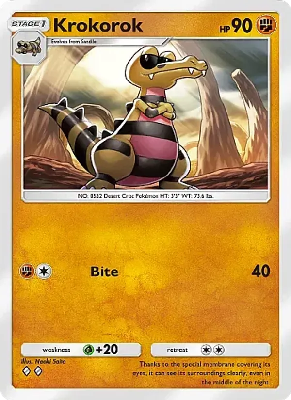 Krokorok - Mega Rising Pokemon Card