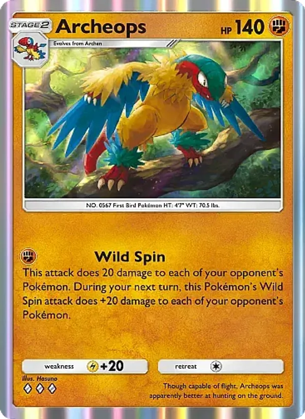 Archeops - Mega Rising Pokemon Card
