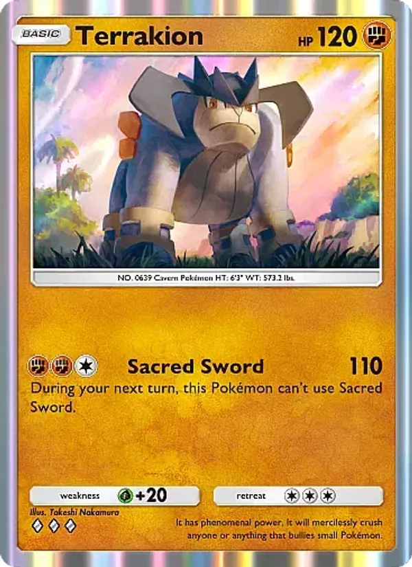 Terrakion - Mega Rising Pokemon Card