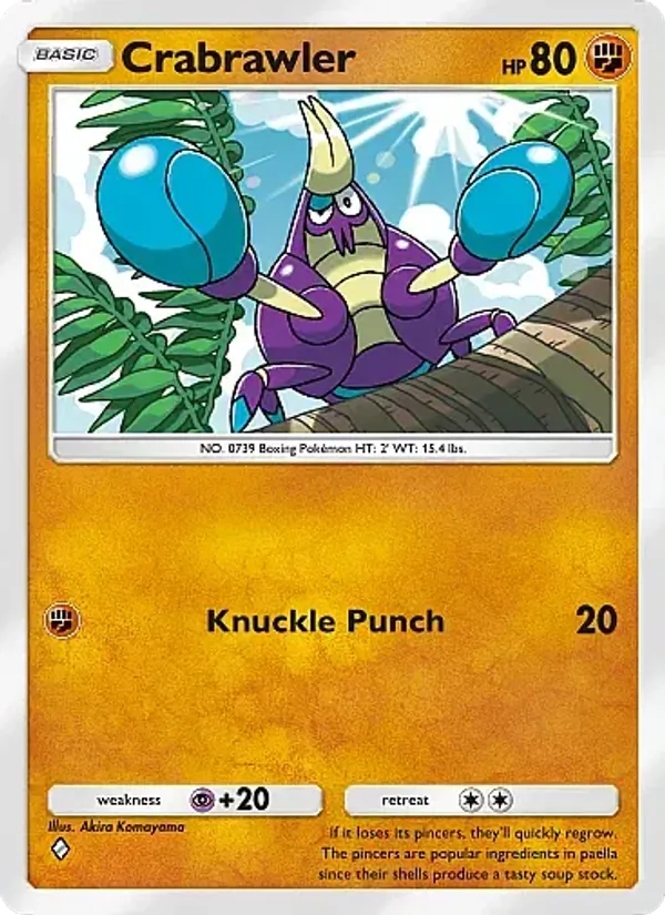 Crabrawler - Mega Rising Pokemon Card
