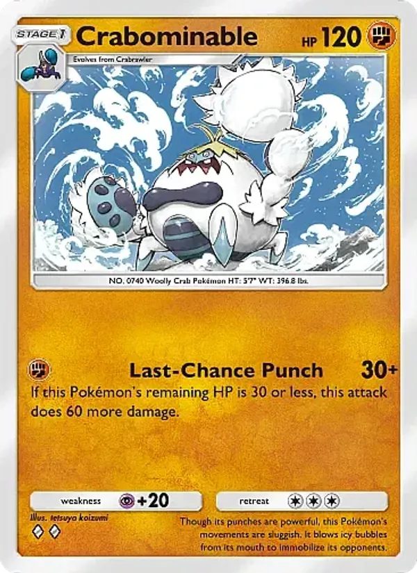 Crabominable - Mega Rising Pokemon Card