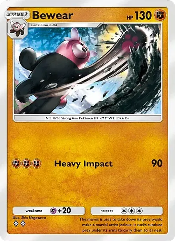 Bewear - Mega Rising Pokemon Card