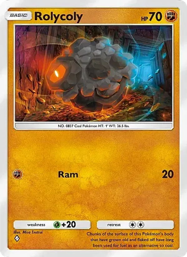 Rolycoly - Mega Rising Pokemon Card