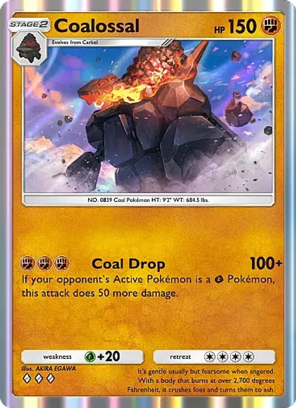 Coalossal - Mega Rising Pokemon Card