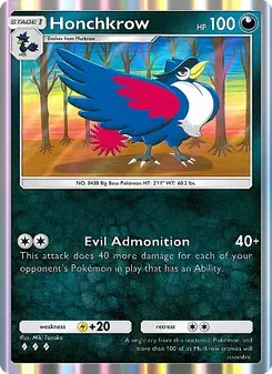 Honchkrow - Mega Rising