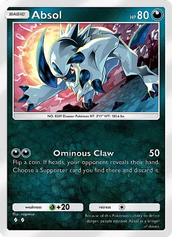 Absol - Mega Rising Pokemon Card