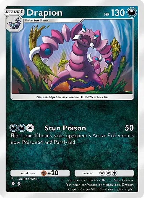 Drapion - Mega Rising Pokemon Card