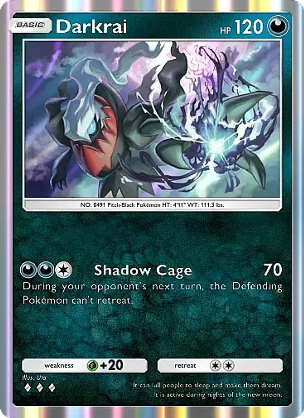 Darkrai - Mega Rising Pokemon Card