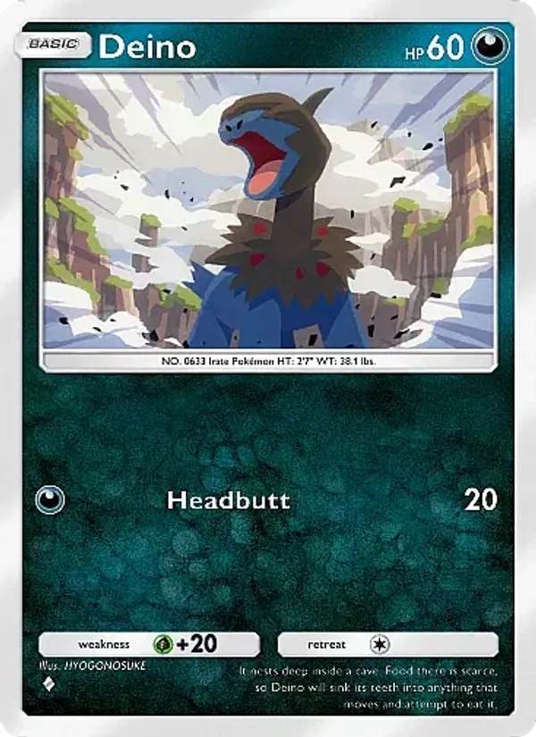 Deino - Mega Rising Pokemon Card