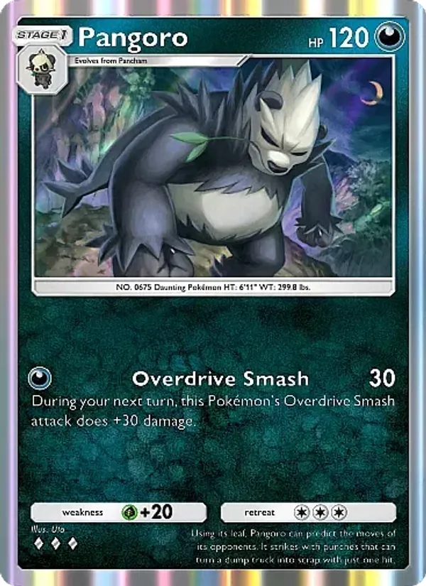 Pangoro - Mega Rising Pokemon Card