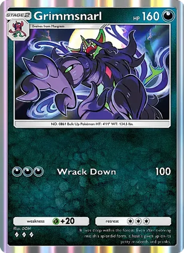 Grimmsnarl - Mega Rising Pokemon Card