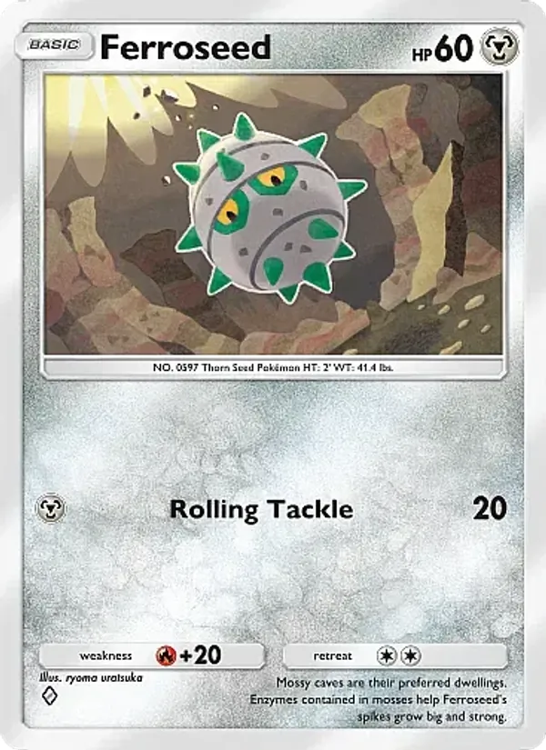 Ferroseed - Mega Rising Pokemon Card