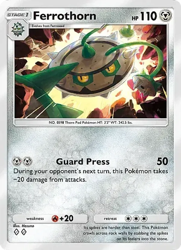 Ferrothorn - Mega Rising Pokemon Card