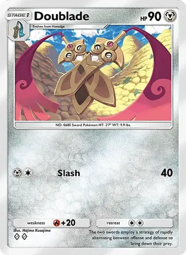Doublade - Mega Rising Pokemon Card
