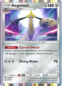 Aegislash - Mega Rising