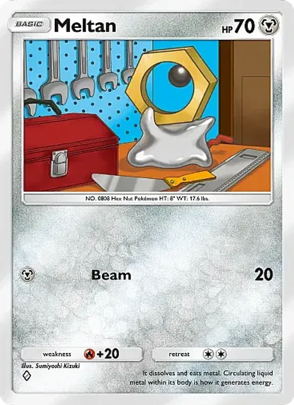 Meltan - Mega Rising Pokemon Card