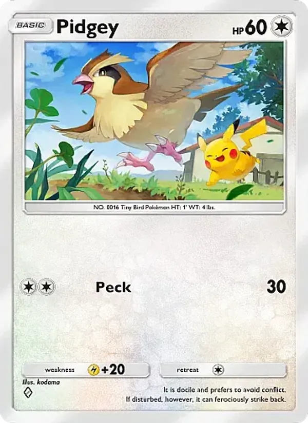 Pidgey - Mega Rising Pokemon Card