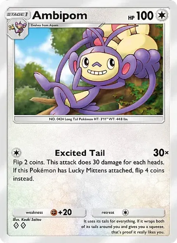 Ambipom - Mega Rising Pokemon Card
