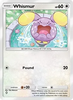 Whismur - Mega Rising