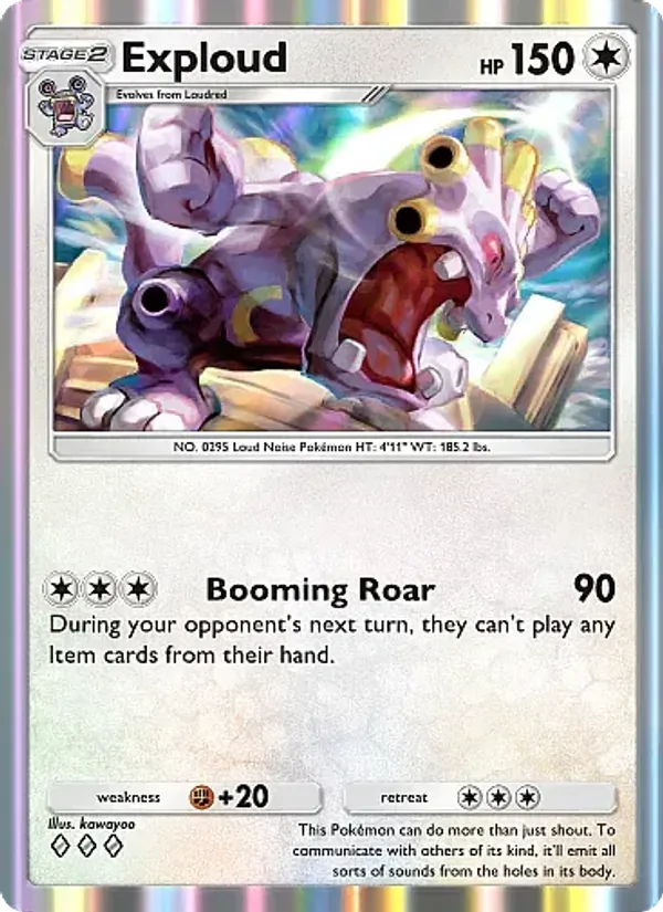 Exploud - Mega Rising Pokemon Card