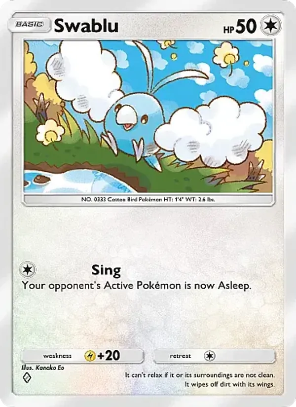 Swablu - Mega Rising Pokemon Card