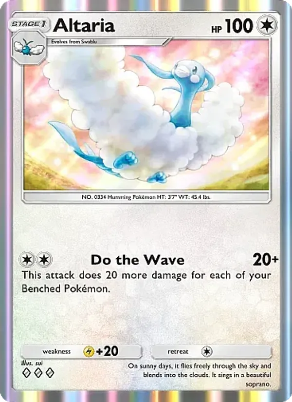 Altaria - Mega Rising Pokemon Card