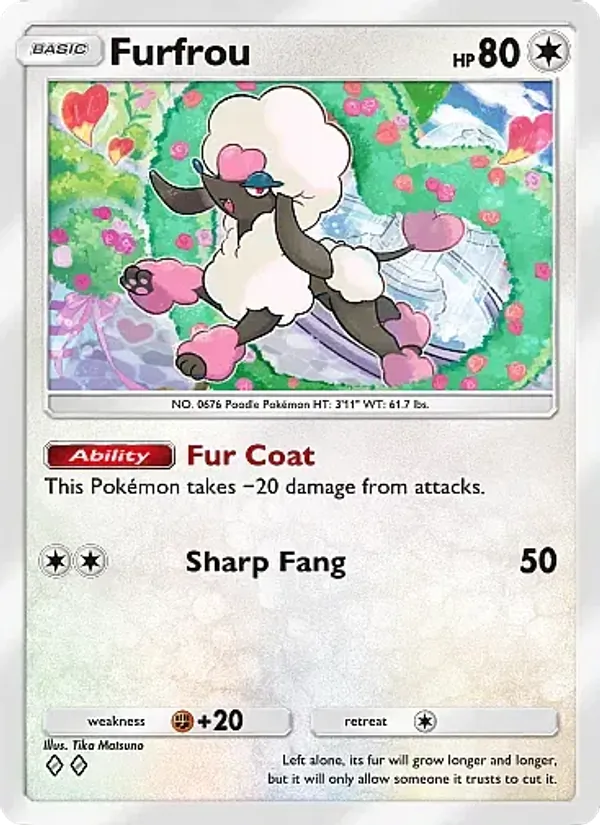 Furfrou - Mega Rising Pokemon Card