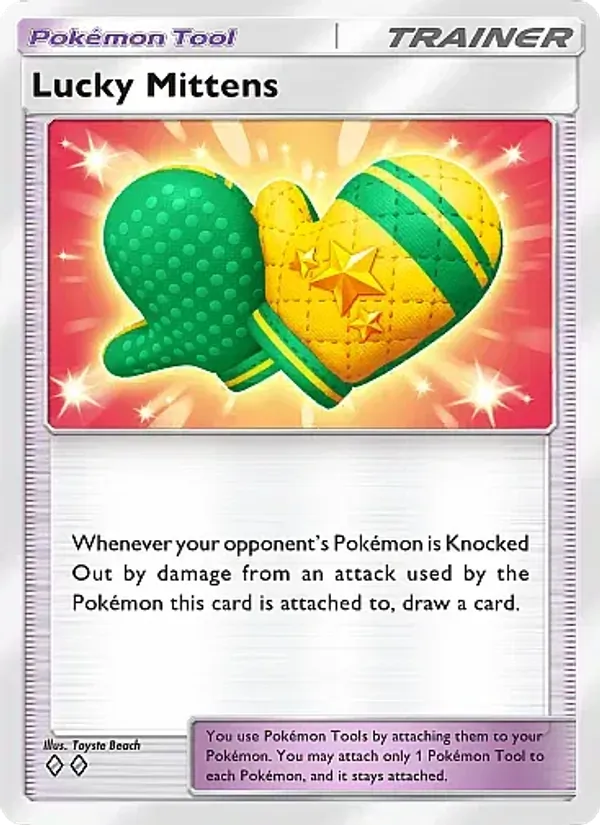 Lucky Mittens - Mega Rising Pokemon Card