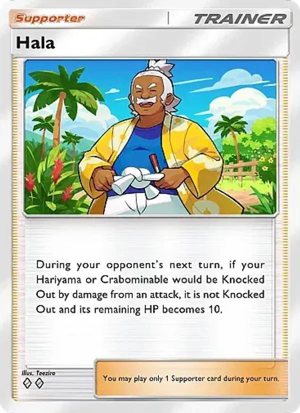 Hala - Mega Rising Pokemon Card