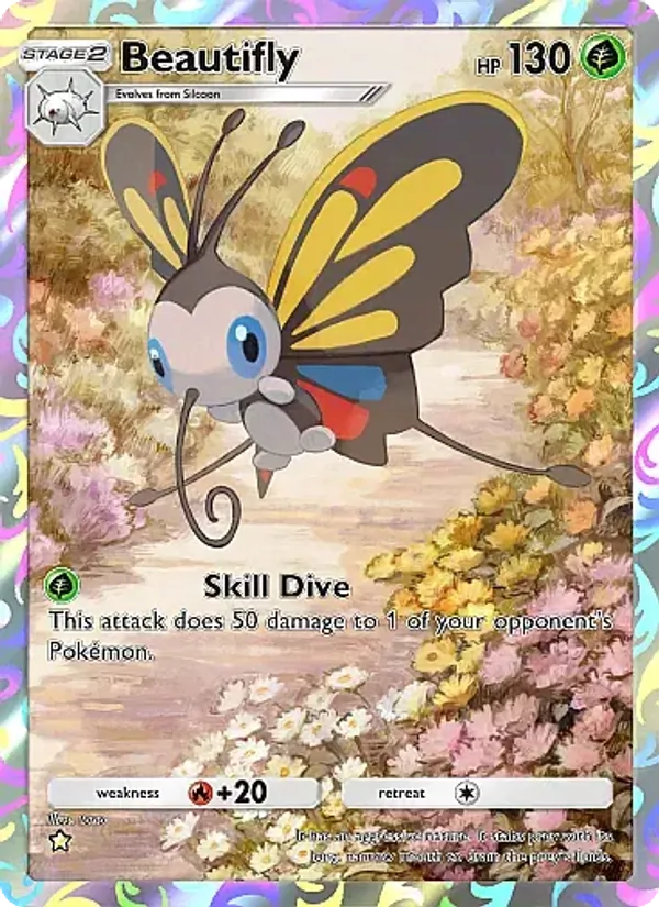 Beautifly - Mega Rising Pokemon Card