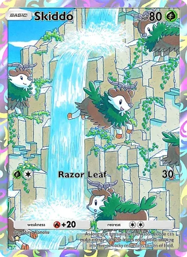 Skiddo - Mega Rising Pokemon Card