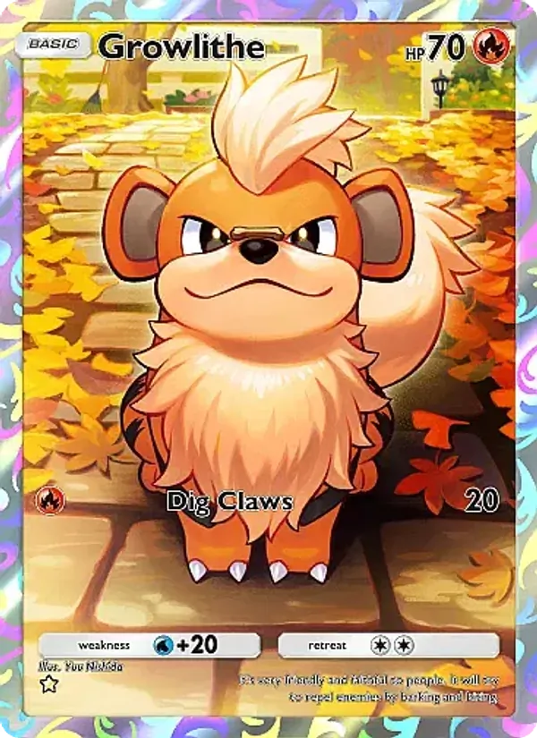 Growlithe - Mega Rising Pokemon Card