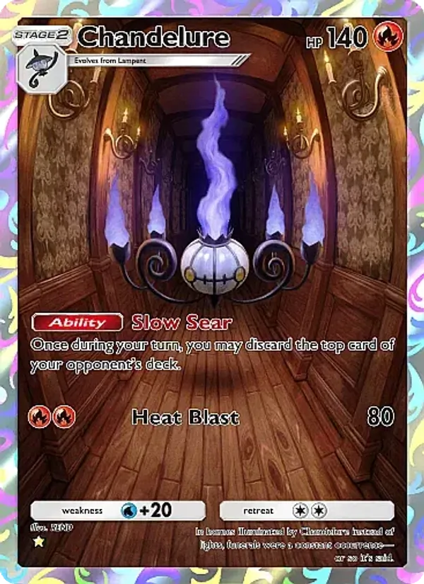 Chandelure - Mega Rising Pokemon Card