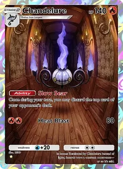 Chandelure - Mega Rising